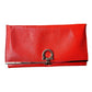 Salvatore Ferragamo Pamplona Pebble Red Leather Long Wallet - Salvatore Ferragamo - Wallet - A+ Stuff
