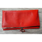 Salvatore Ferragamo Pamplona Pebble Red Leather Long Wallet - Salvatore Ferragamo - Wallet - A+ Stuff