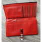 Salvatore Ferragamo Pamplona Pebble Red Leather Long Wallet - Salvatore Ferragamo - Wallet - A+ Stuff