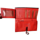 Salvatore Ferragamo Pamplona Pebble Red Leather Long Wallet - Salvatore Ferragamo - Wallet - A+ Stuff