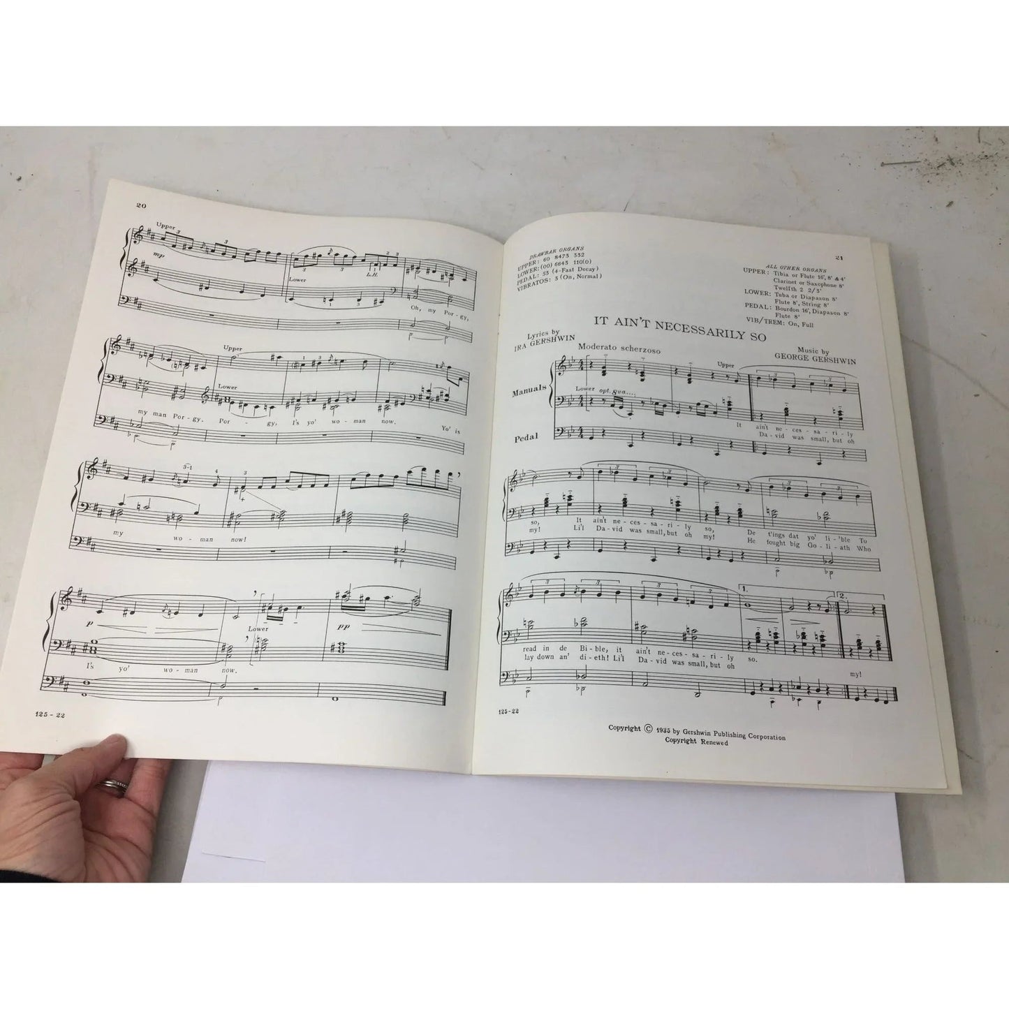 Samuel Goldwin presents "Porgy and Bess" Selection for All Organs - A+ Stuff - SHEET MUSIC - A+ Stuff