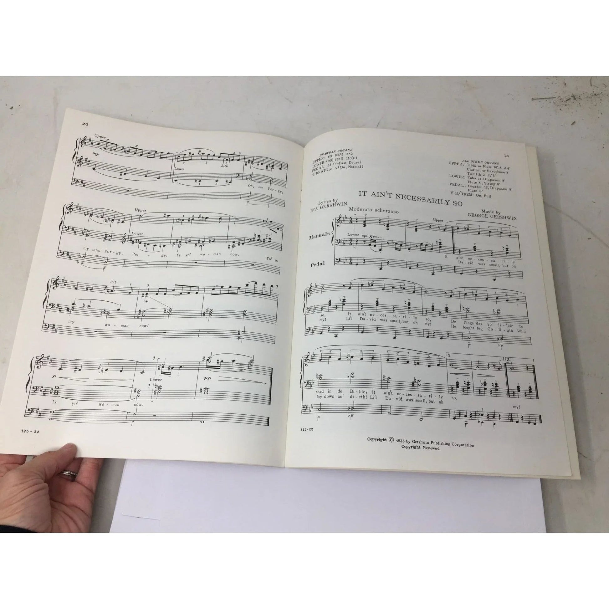 Samuel Goldwin presents "Porgy and Bess" Selection for All Organs - A+ Stuff - SHEET MUSIC - A+ Stuff
