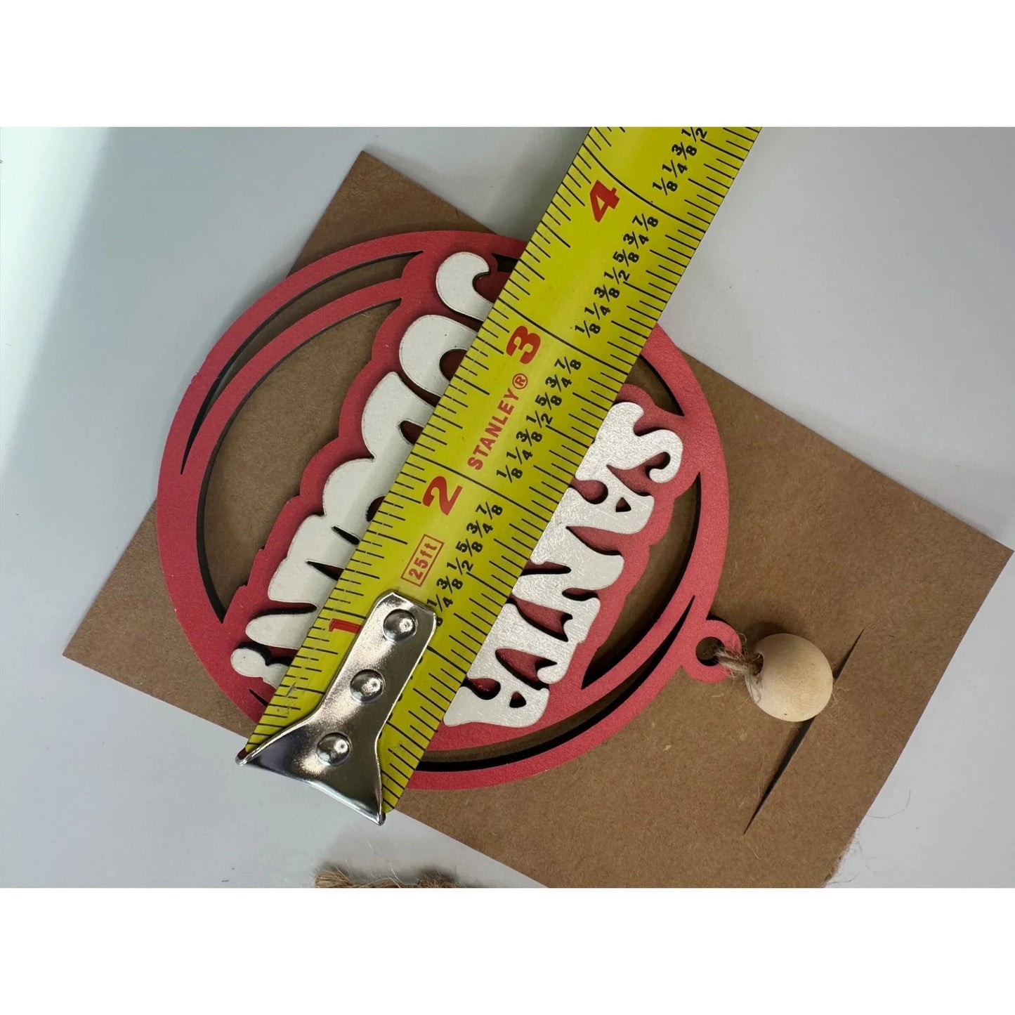''Santa Why You be judgin?'' Wooden Holiday Christmas Tree Ornament - A+ Stuff - Holiday Ornaments - A+ Stuff