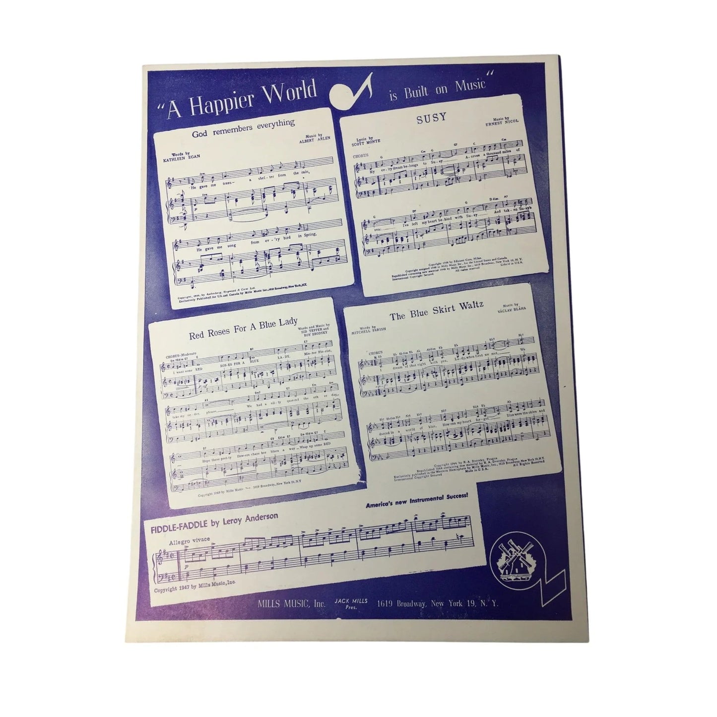 ''Say something sweet to your sweetheart'' by Sid Tepper/Roy Brodsky - A+ Stuff - SHEET MUSIC - A+ Stuff