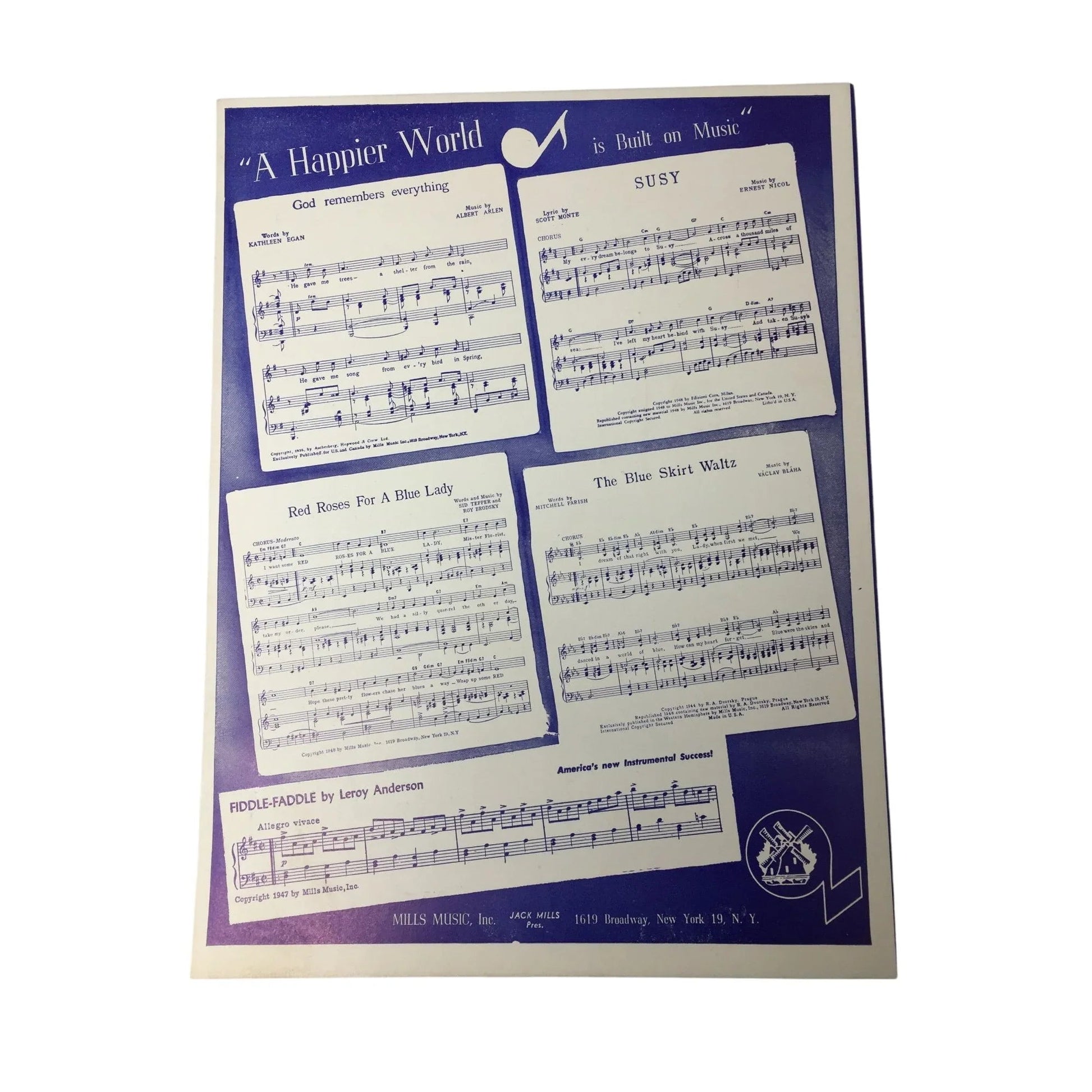 ''Say something sweet to your sweetheart'' by Sid Tepper/Roy Brodsky - A+ Stuff - SHEET MUSIC - A+ Stuff