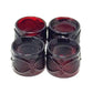 Vintage Avon 1876 Cape Cod Ruby Red Glass Napkin Ring Set (Box with 4 Rings) Avon  A+ Stuff Drinking, Dining & More