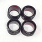Vintage Avon 1876 Cape Cod Ruby Red Glass Napkin Ring Set (Box with 4 Rings) Avon  A+ Stuff Drinking, Dining & More