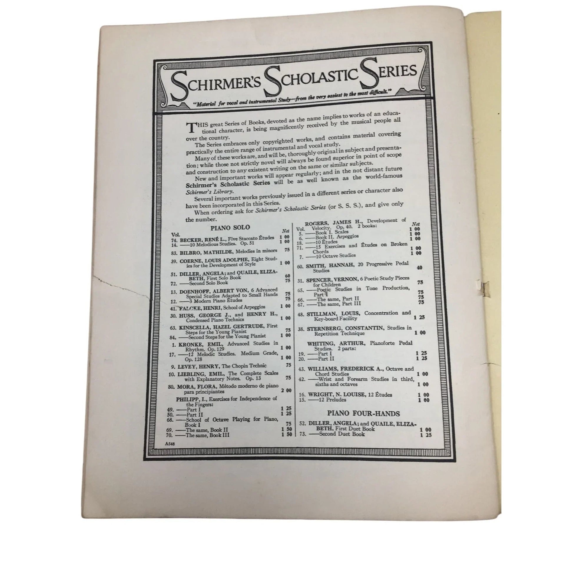 Schirmer's Library Vol 316 Duvernoy: The School of Mechanism, Op. 120 - A+ Stuff - SHEET MUSIC - A+ Stuff