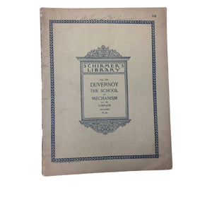 Schirmer's Library Vol 316 Duvernoy: The School of Mechanism, Op. 120