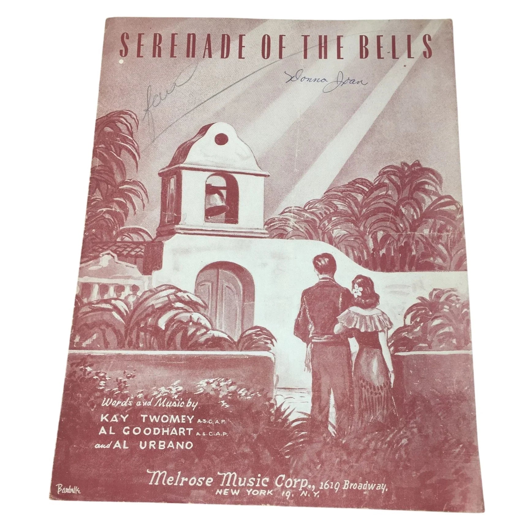 Serenade of the Bells Vintage 1947 Sheet Music - A+ Stuff - SHEET MUSIC - A+ Stuff