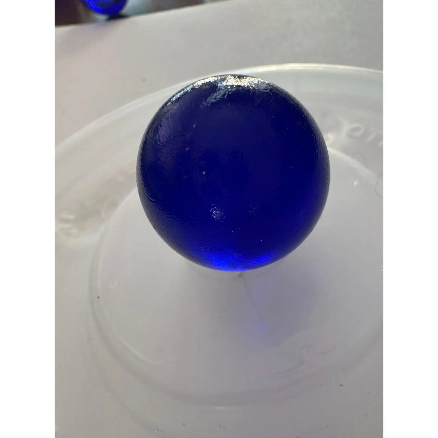Set of 10 Vintage Royal Blue Large Shooter Marbles - Collectibles - A+ Stuff