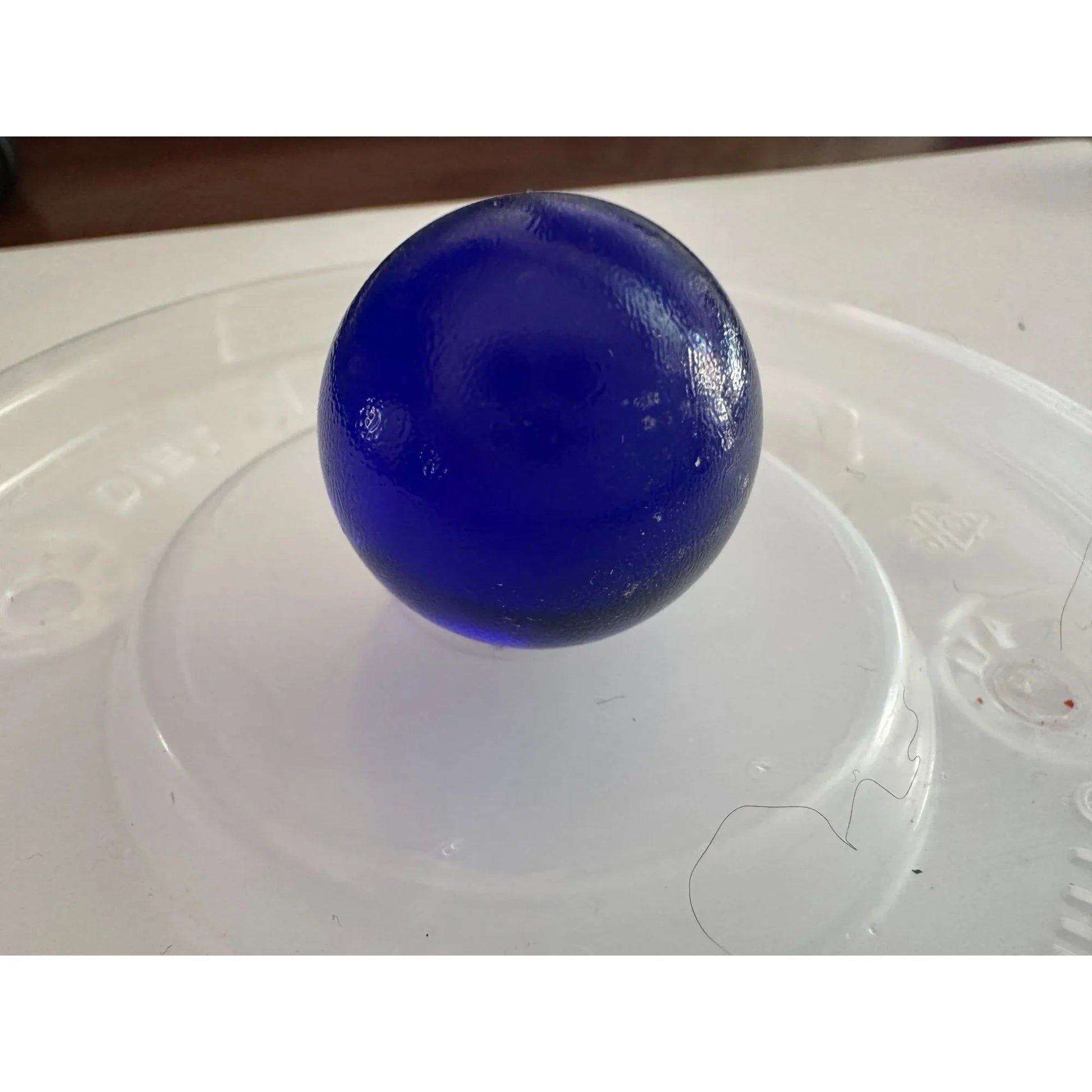 Set of 10 Vintage Royal Blue Large Shooter Marbles - Collectibles - A+ Stuff