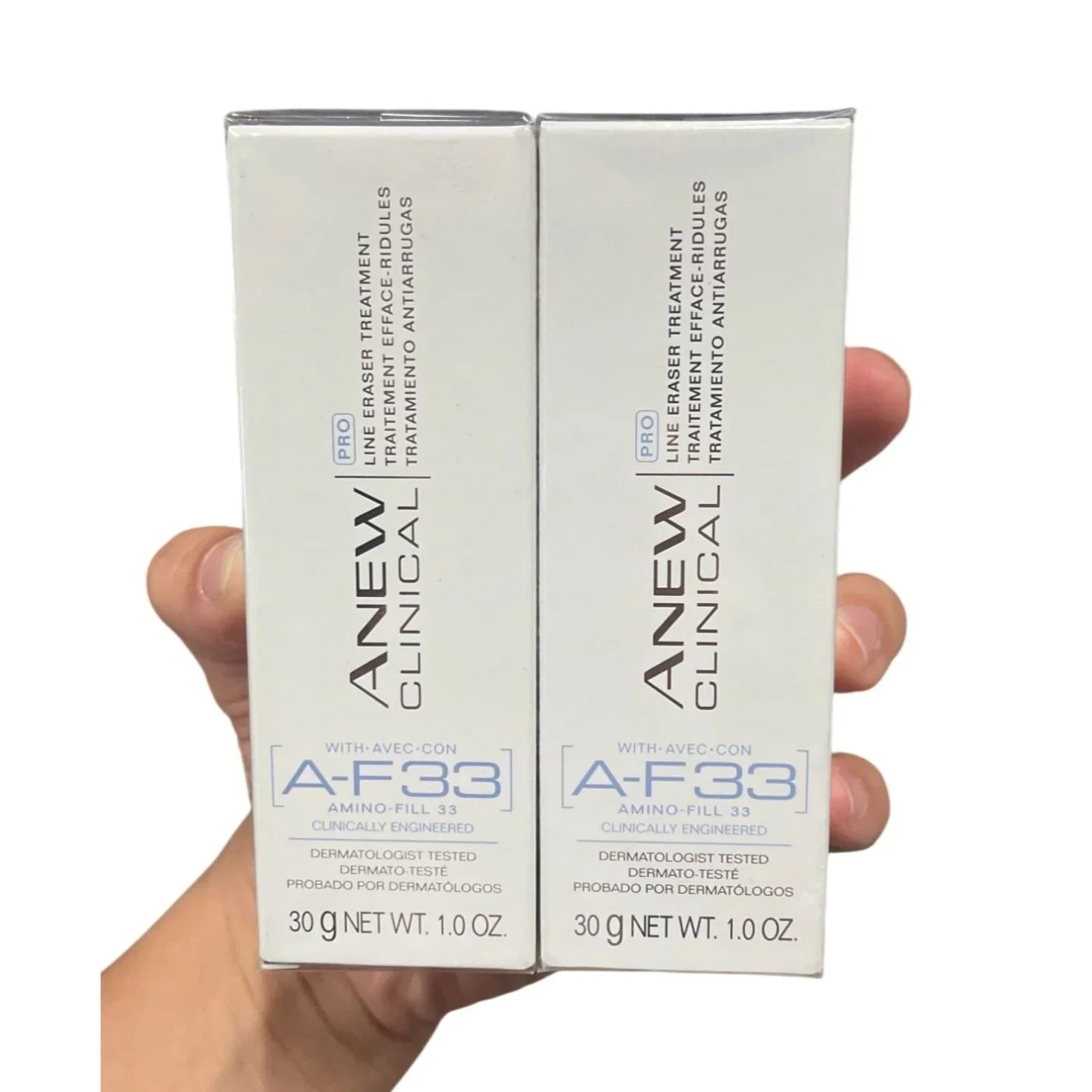 Set of 2 Avon ANEW Clinical PRO Line ERASER TREATMENT Amino Fill AF33 .5oz - avon - Skincare - A+ Stuff
