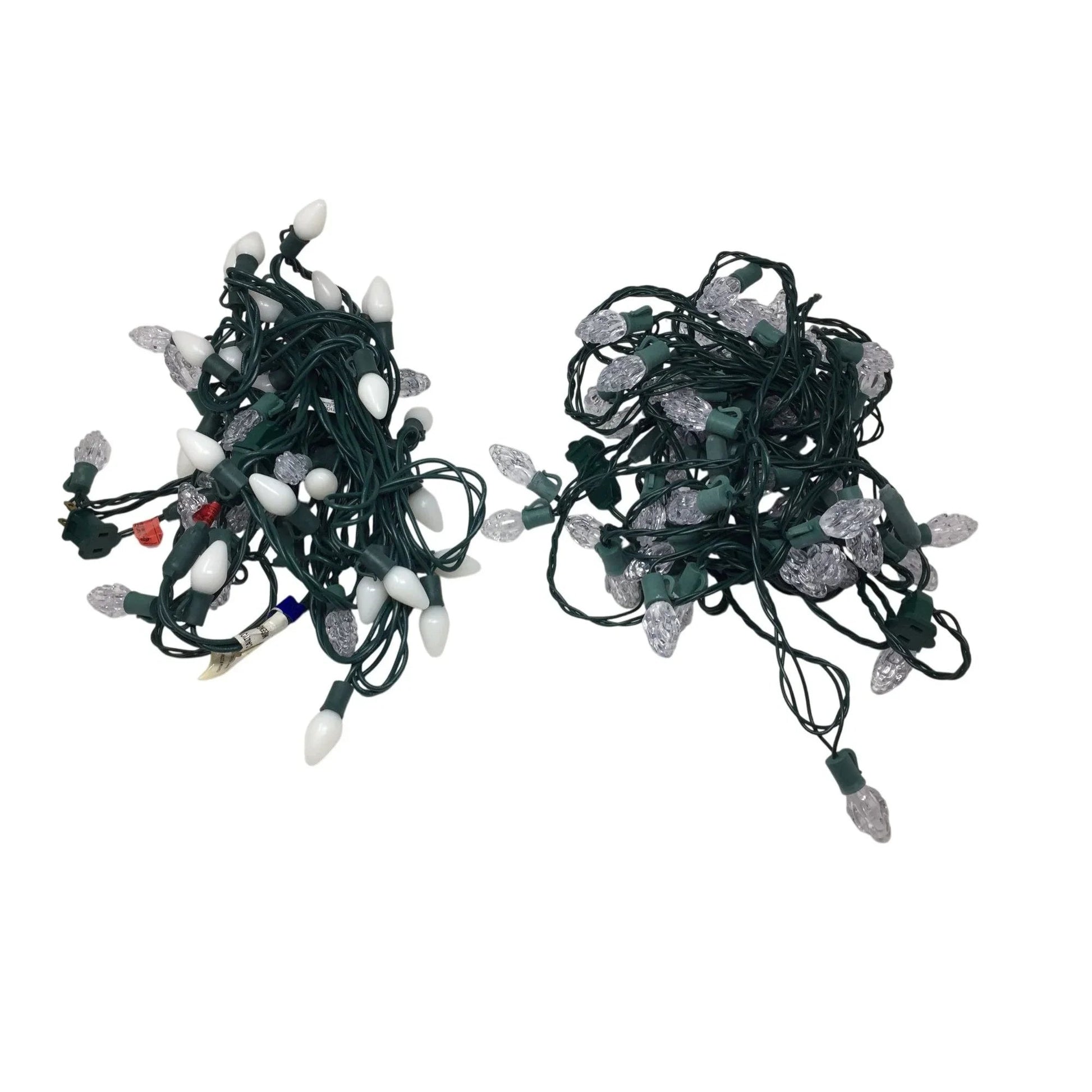 Set of 2 Corded Outdoor Christmas Holiday String Lights - A+ Stuff - Seasonal & Holiday Decorations - A+ Stuff