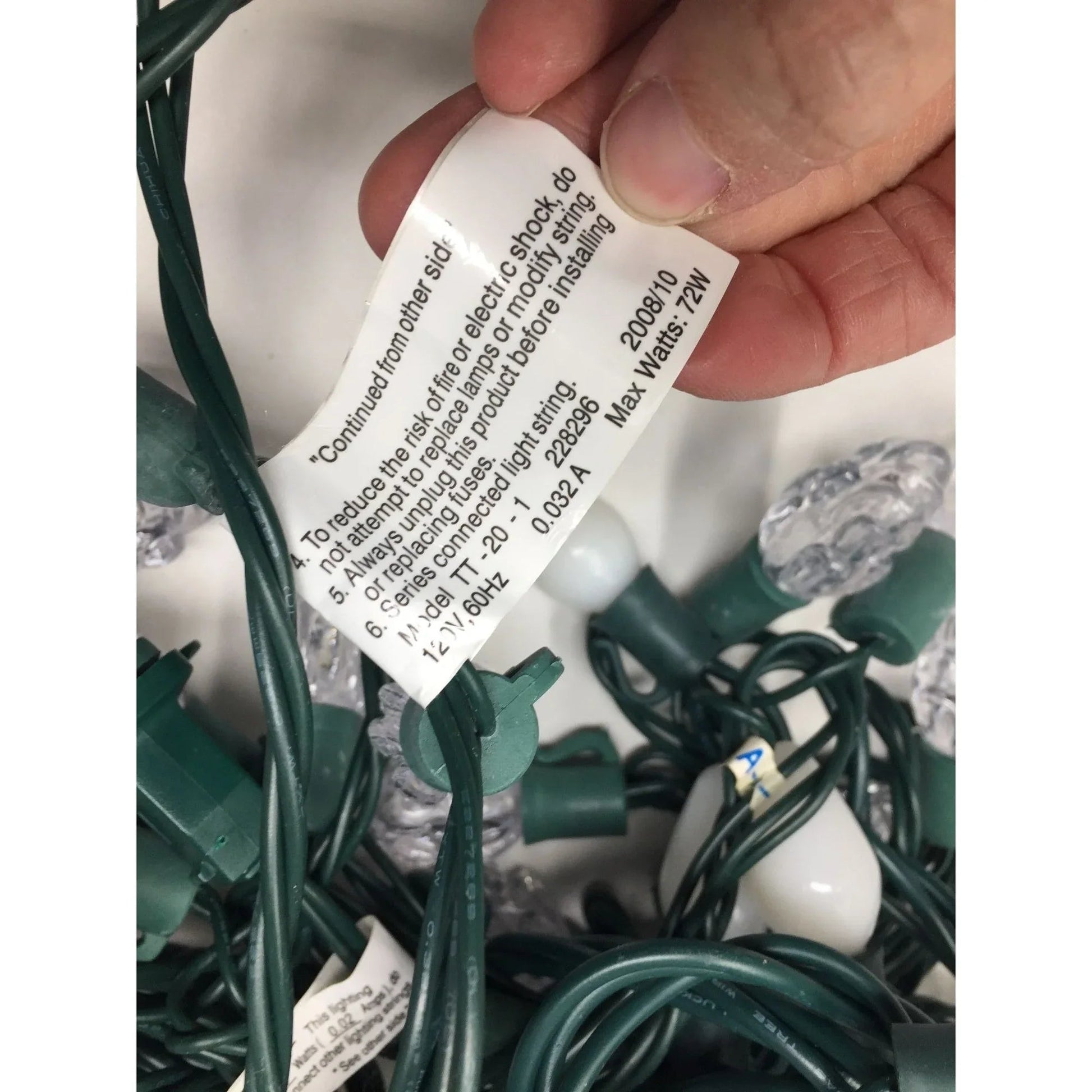 Set of 2 Corded Outdoor Christmas Holiday String Lights - A+ Stuff - Seasonal & Holiday Decorations - A+ Stuff
