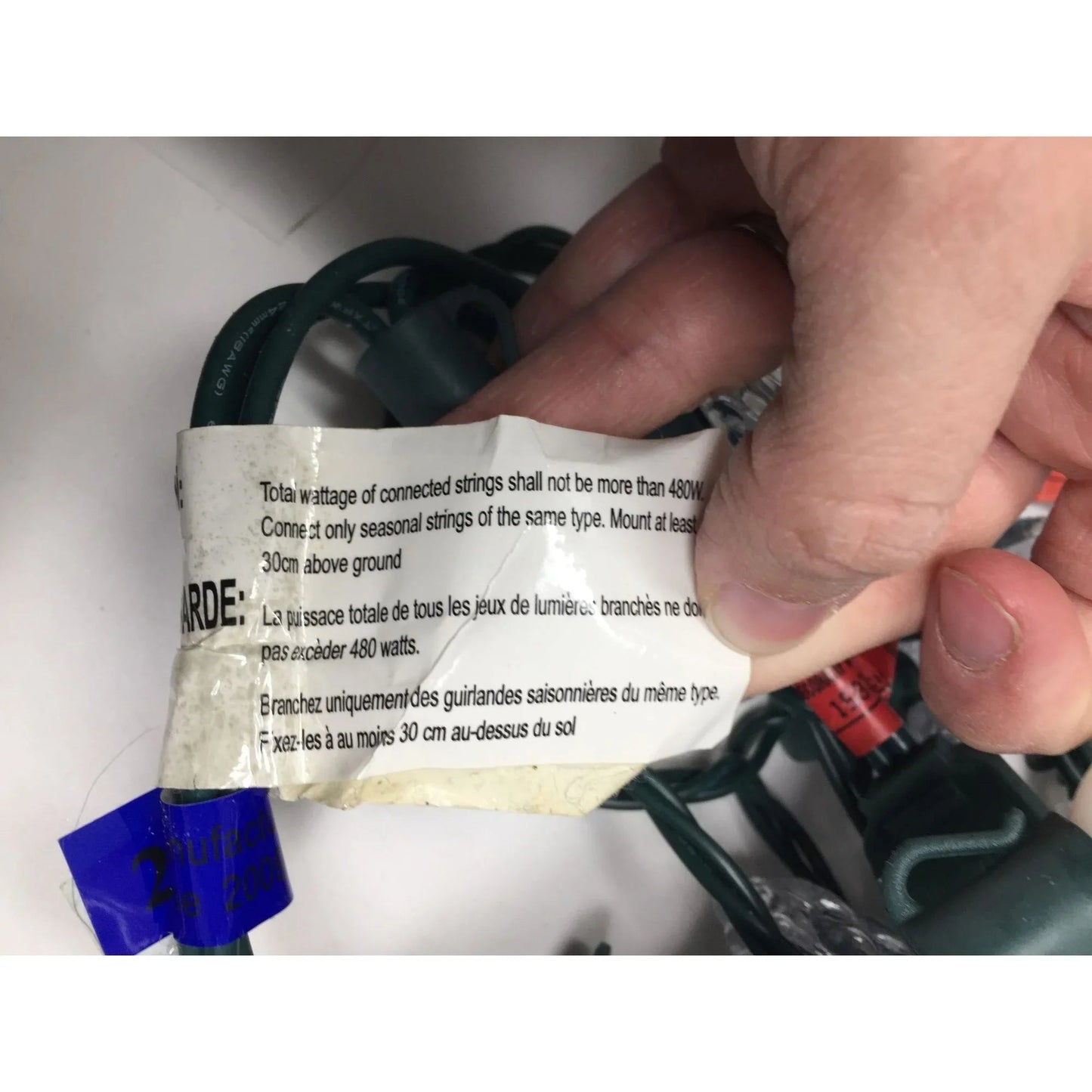 Set of 2 Corded Outdoor Christmas Holiday String Lights - A+ Stuff - Seasonal & Holiday Decorations - A+ Stuff