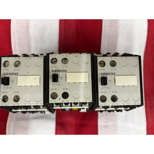 Set of 3  - SIEMENS 3TF41 AC contactor 3TF41 20-0X 24V 110V 220V 380V
