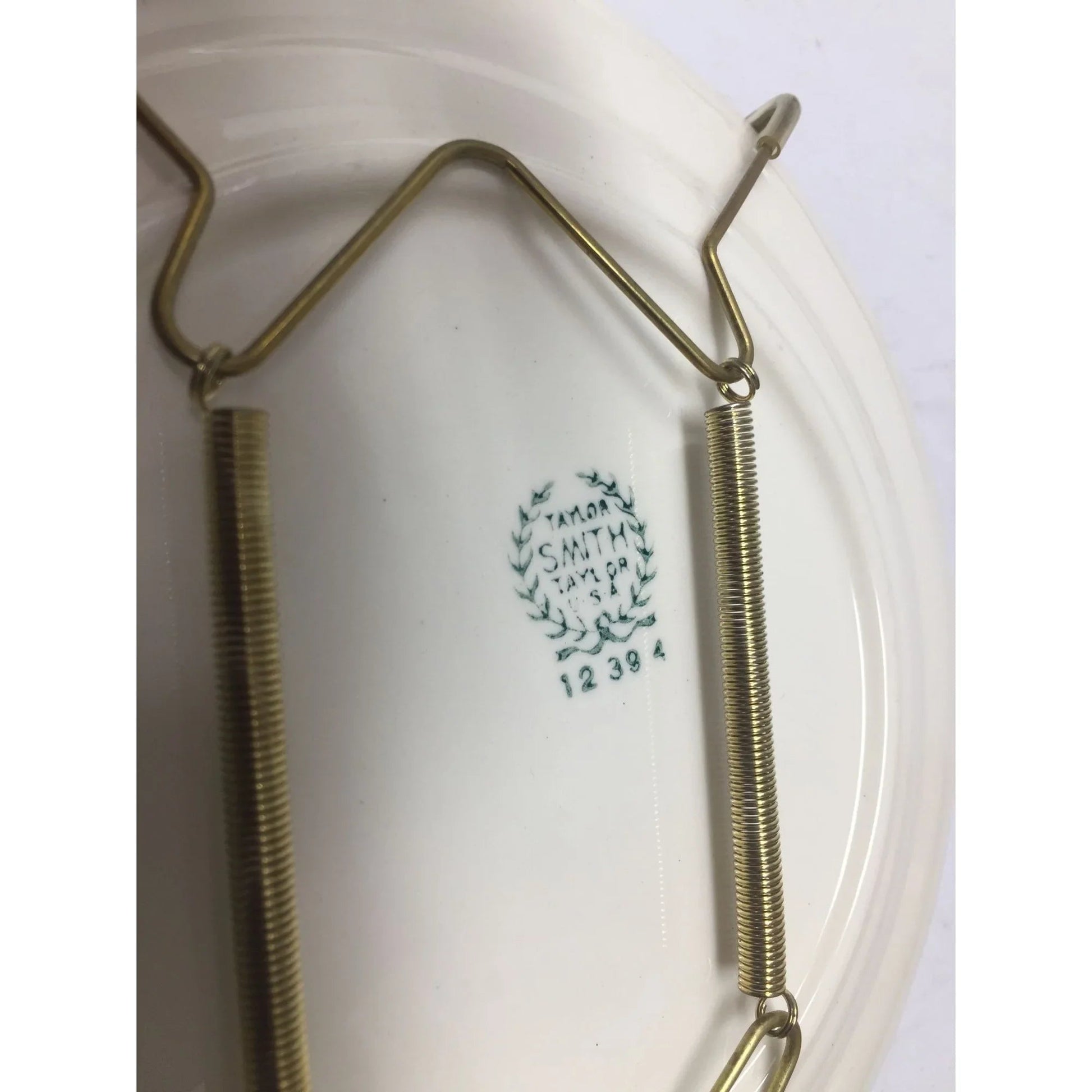 Set of 3 Vintage Plates with Gold Tone Flower Patterned Rim - A+ Stuff