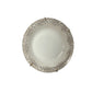 Set of 3 Vintage Plates with Gold Tone Flower Patterned Rim - A+ Stuff