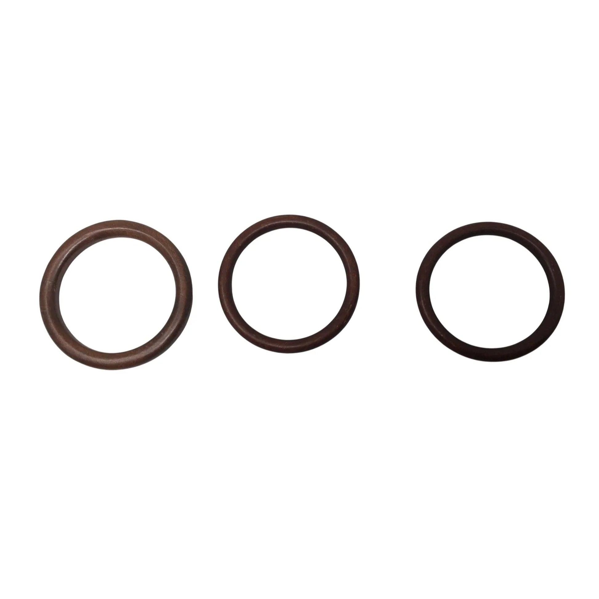 Set of 3 Women's Brown Wooden Bangle Bracelets (One Size) - A+ Stuff - Bracelet - A+ Stuff
