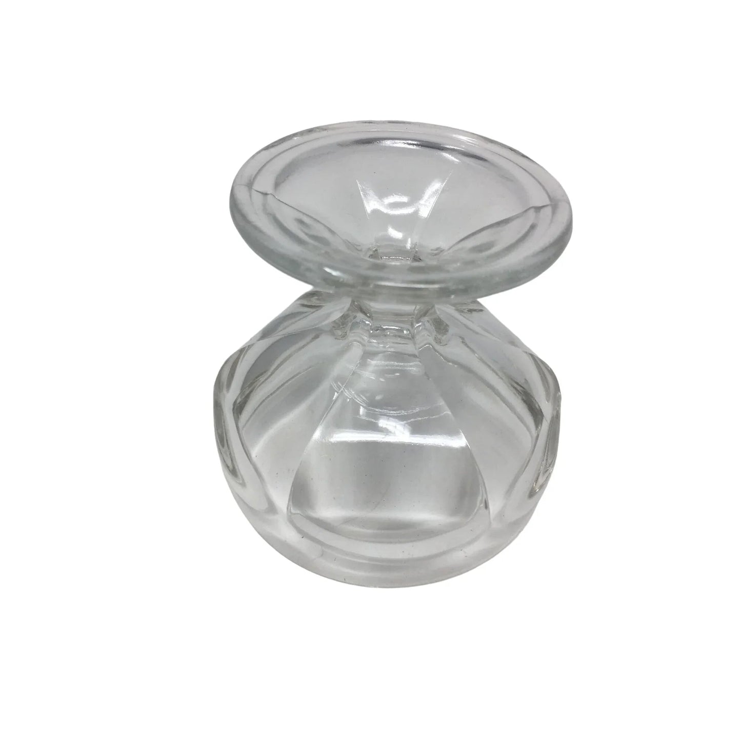 Set of 4 Vintage Clear Glass Footed Ice cream/Sundae Cups - A+ Stuff