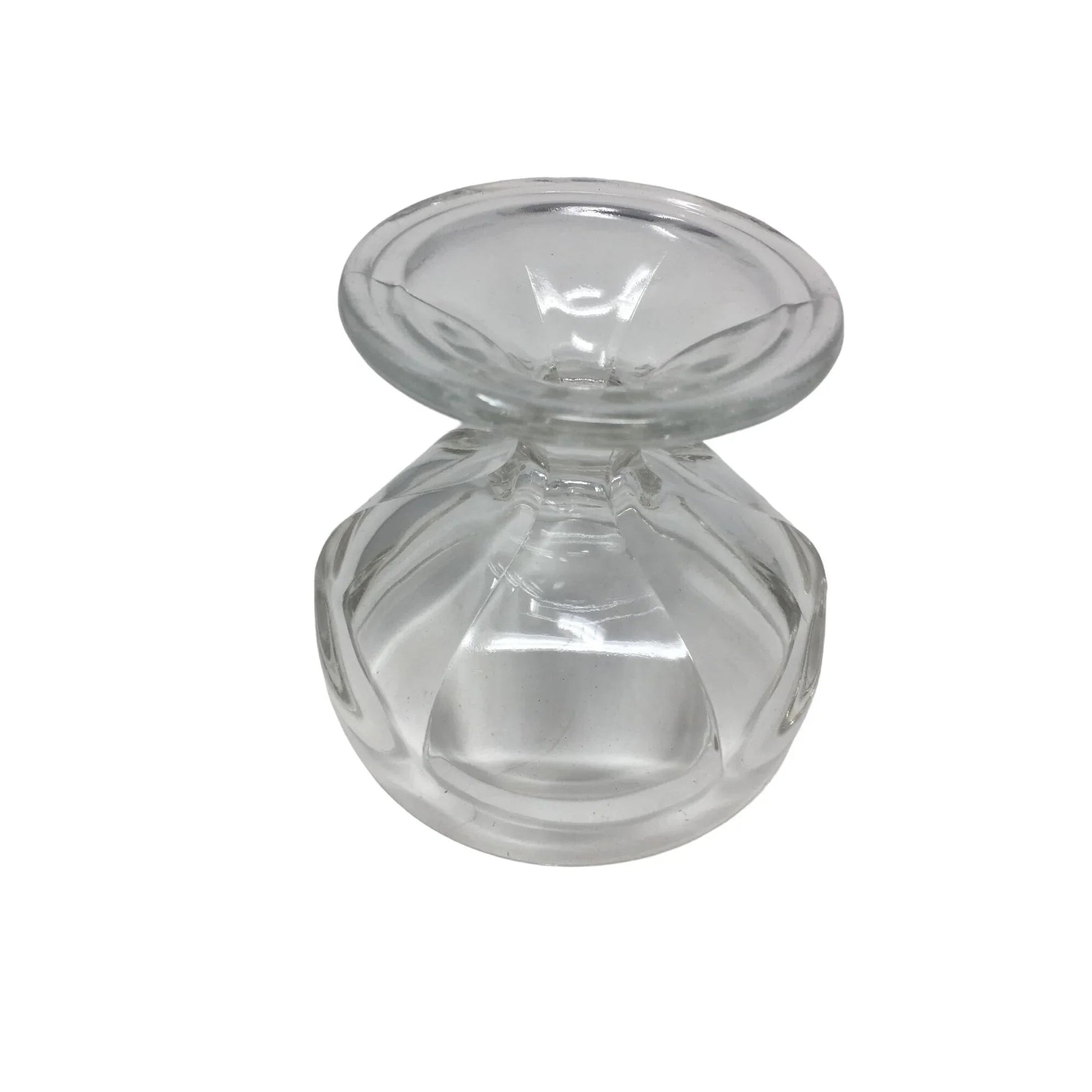 Set of 4 Vintage Clear Glass Footed Ice cream/Sundae Cups - A+ Stuff