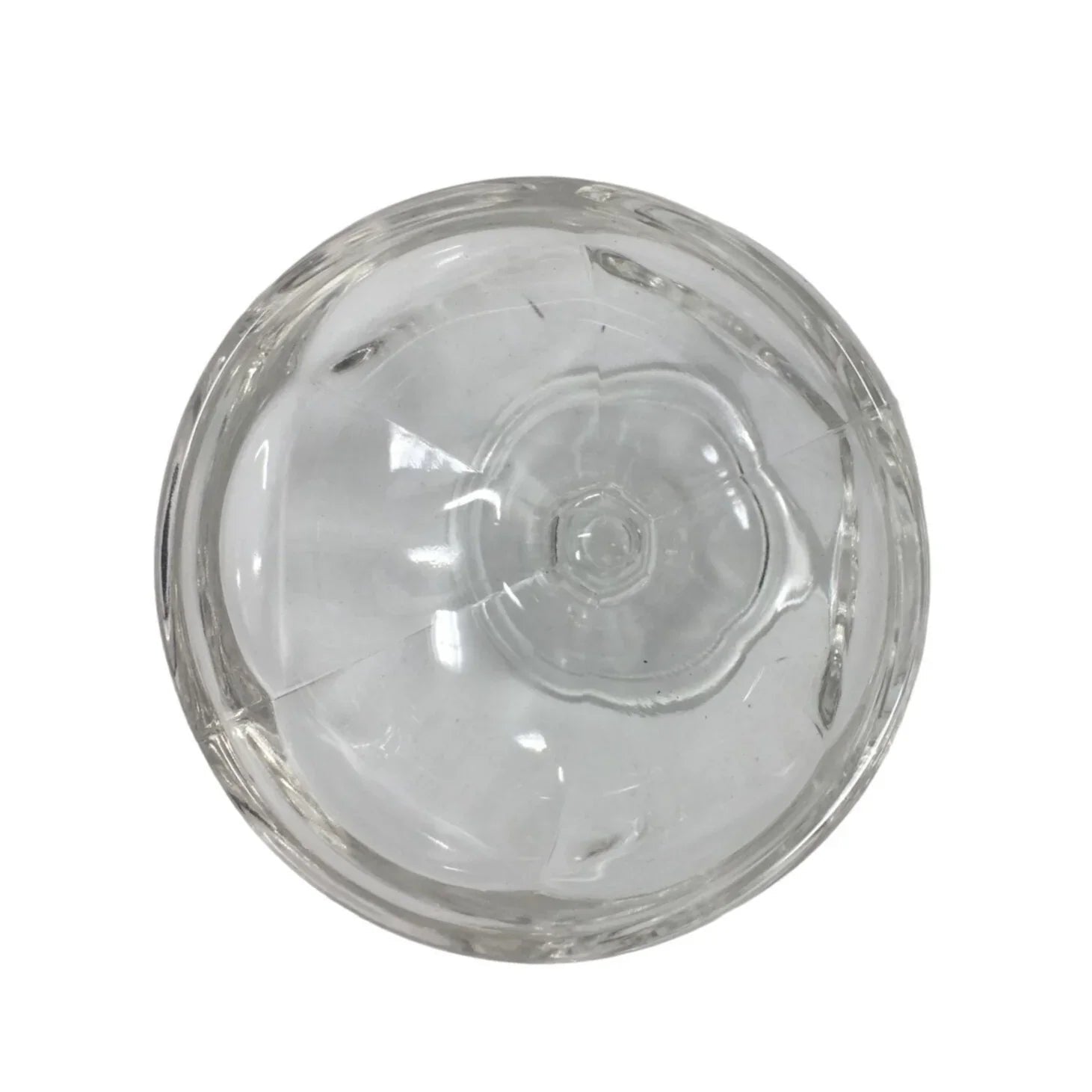 Set of 4 Vintage Clear Glass Footed Ice cream/Sundae Cups - A+ Stuff