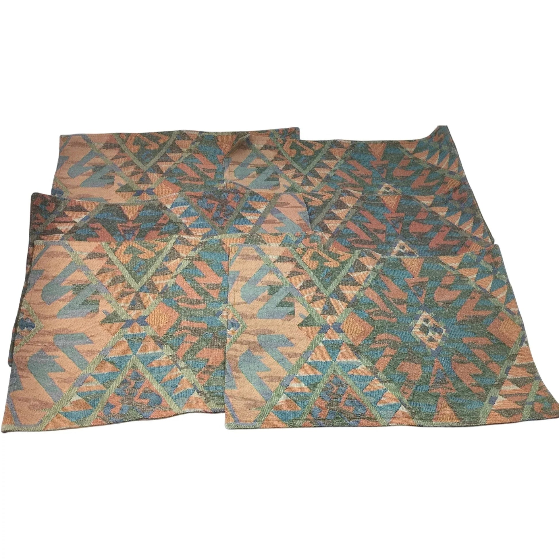 Set of 5 Multicolored Table Place Mats for Kitchen/Dining Room Table - A+ Stuff - Decor - A+ Stuff