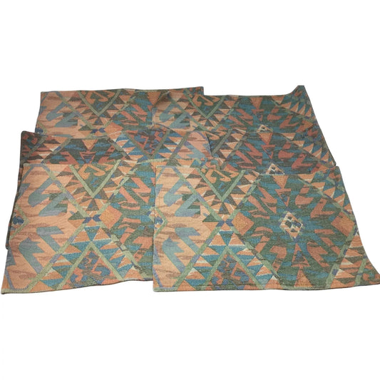 Set of 5 Multicolored Table Place Mats for Kitchen/Dining Room Table - A+ Stuff - Decor - A+ Stuff