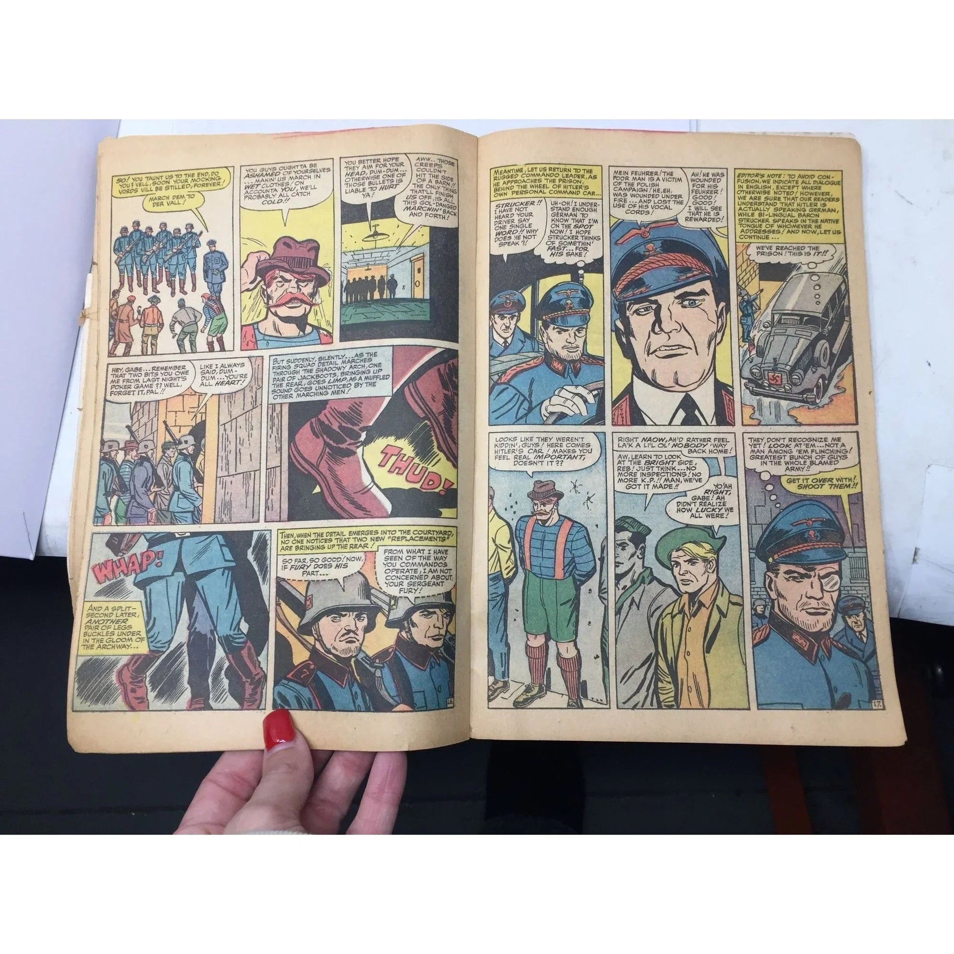 ''SGT FURY AND HIS HOWLING COMMANDOS'' Vintage Comic Book - A+ Stuff - comic book - A+ Stuff