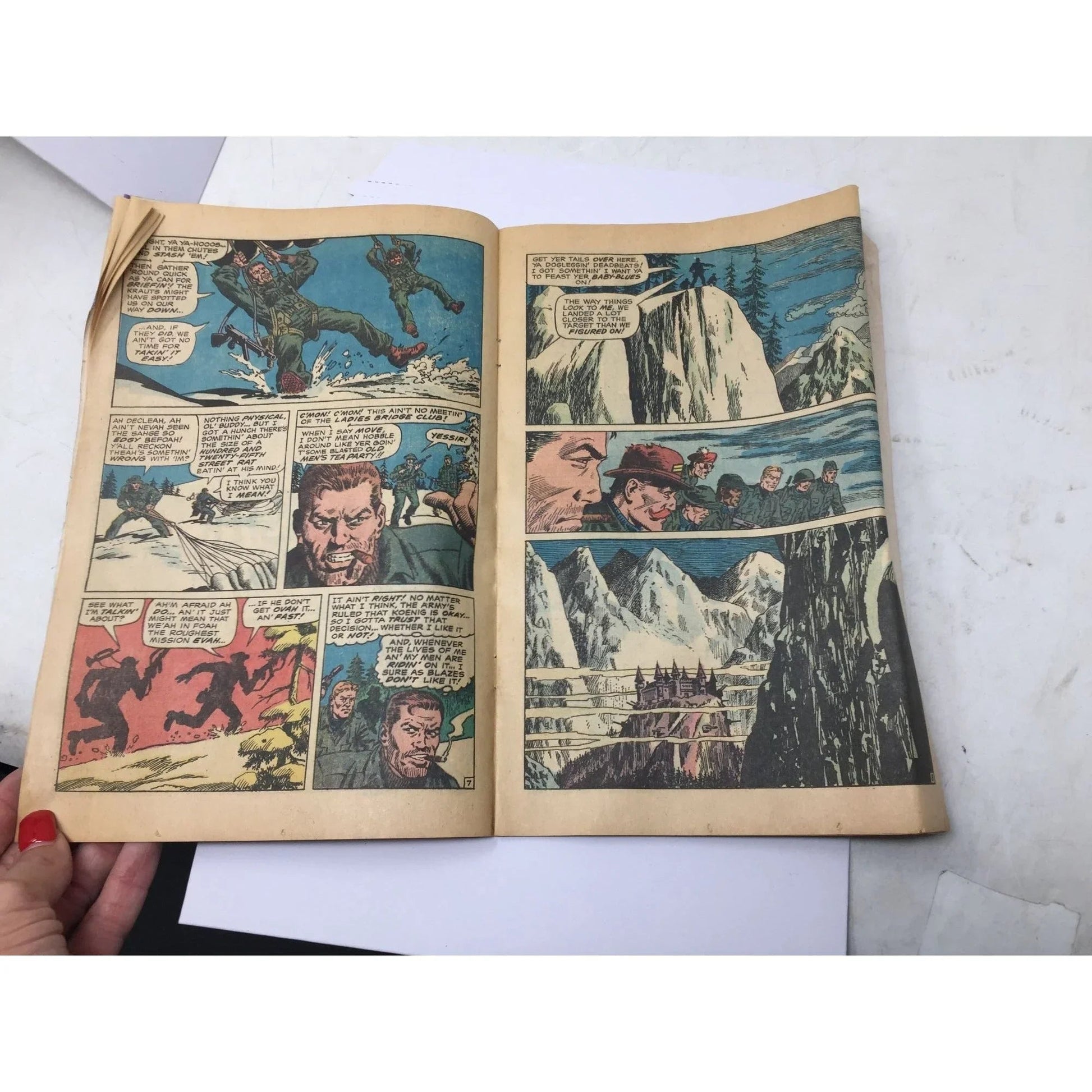 ''SGT FURY AND HIS HOWLING COMMANDOS'' Vintage Comic Book - A+ Stuff - comic book - A+ Stuff