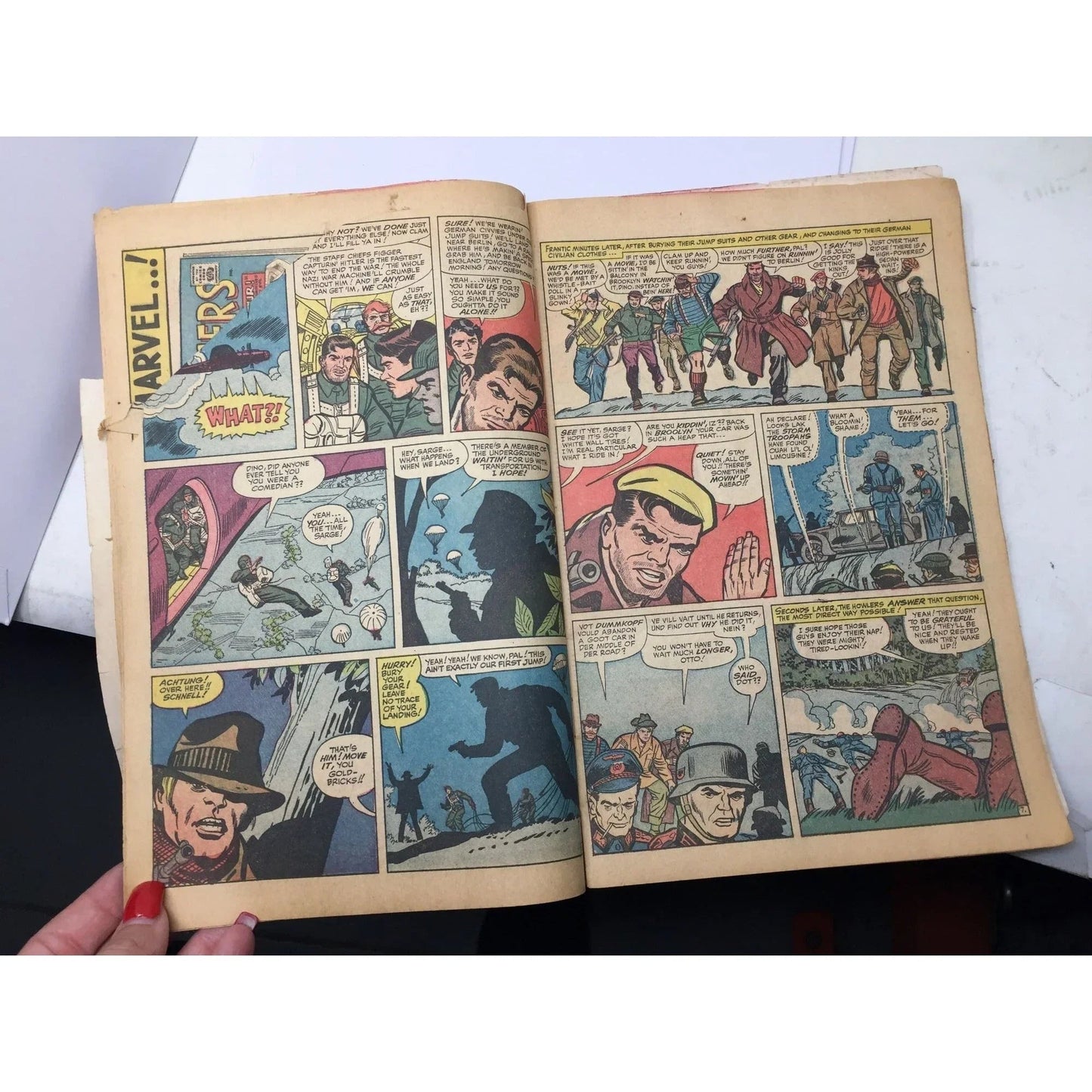 ''SGT FURY AND HIS HOWLING COMMANDOS'' Vintage Comic Book - A+ Stuff - comic book - A+ Stuff