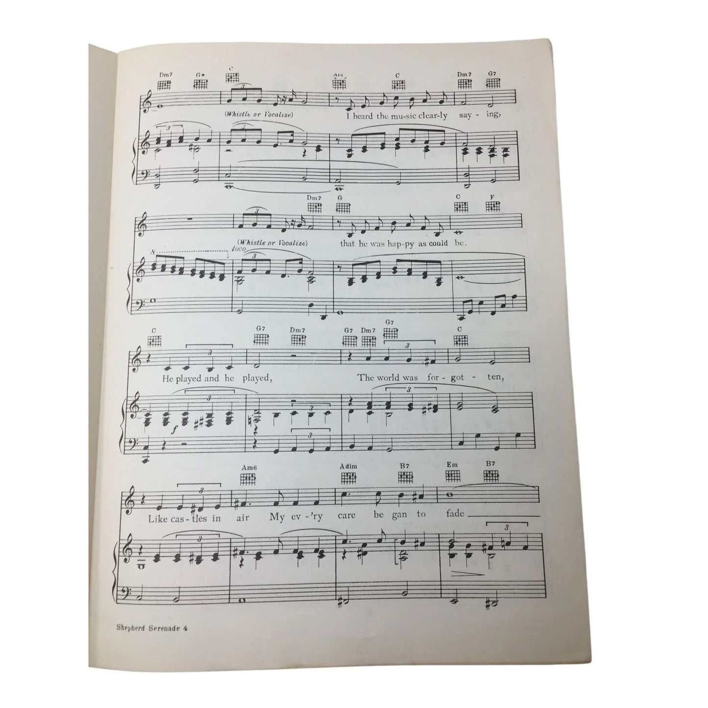 "Shepherd Serenade" by Kermit Goell and Fred Spielman Sheet Music Book - A+ Stuff - SHEET MUSIC - A+ Stuff