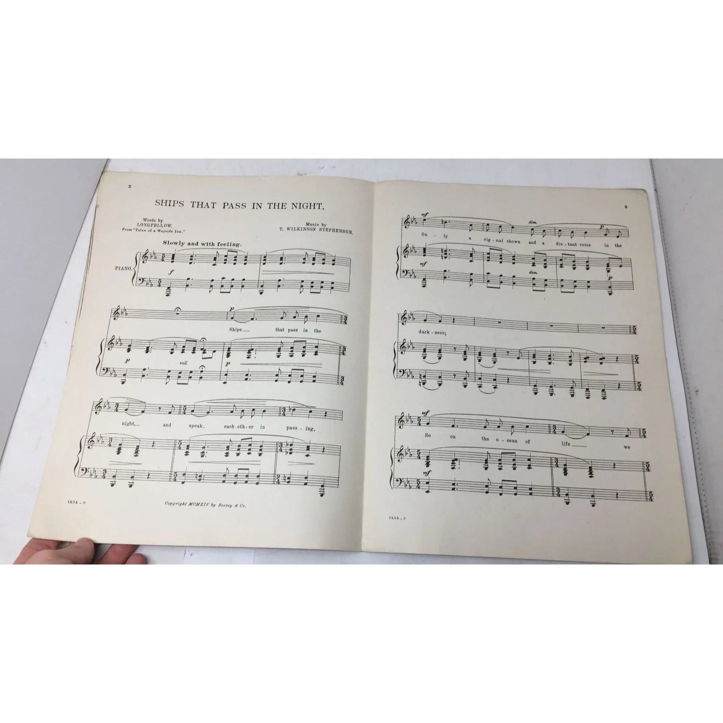 Ships that pass in the Night Song Vintage sheet music book - A+ Stuff - SHEET MUSIC - A+ Stuff