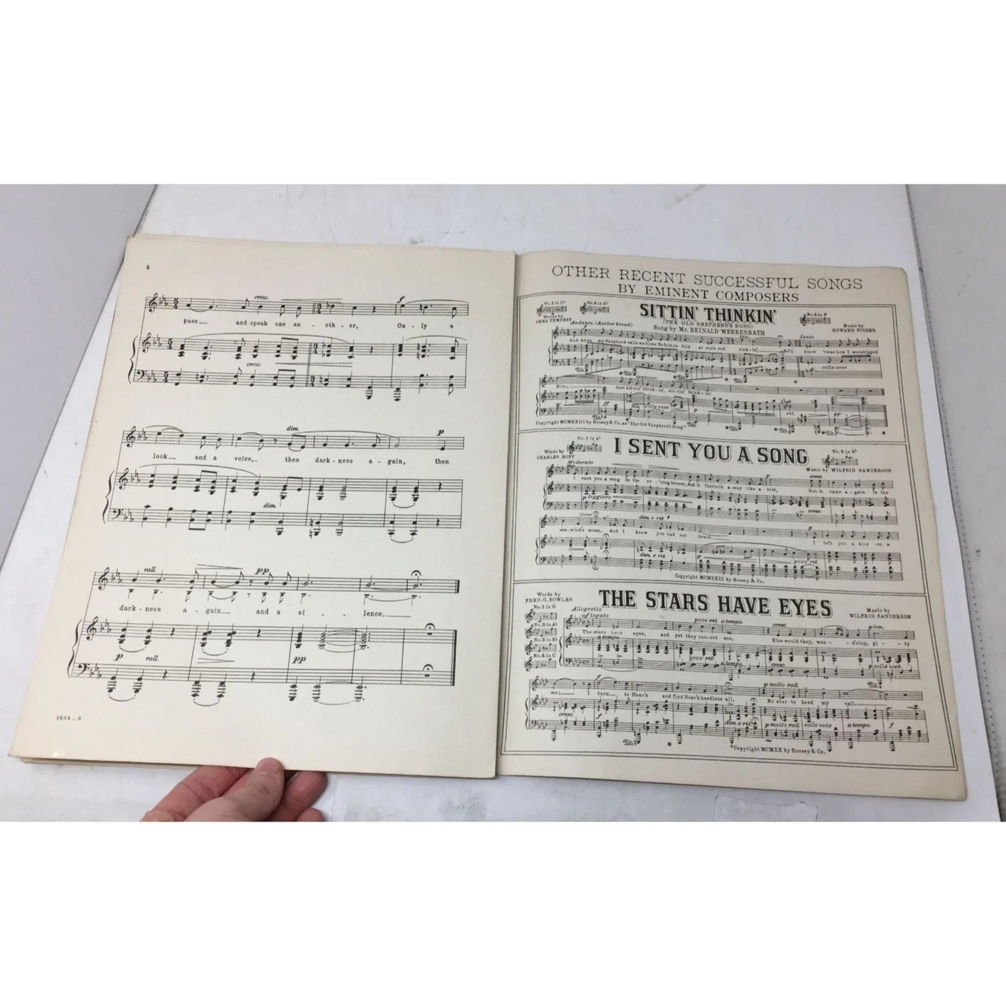 Ships that pass in the Night Song Vintage sheet music book - A+ Stuff - SHEET MUSIC - A+ Stuff