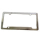 Silver Chrome License Plate Frame - about 12 by 6 inches - A+ Stuff - Auto Part - A+ Stuff