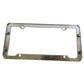 Silver Chrome License Plate Frame - about 12 by 6 inches - A+ Stuff - Auto Part - A+ Stuff