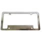 Silver Chrome License Plate Frame - about 12 by 6 inches - A+ Stuff - Auto Part - A+ Stuff