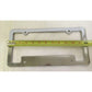 Silver Chrome License Plate Frame - about 12 by 6 inches - A+ Stuff - Auto Part - A+ Stuff
