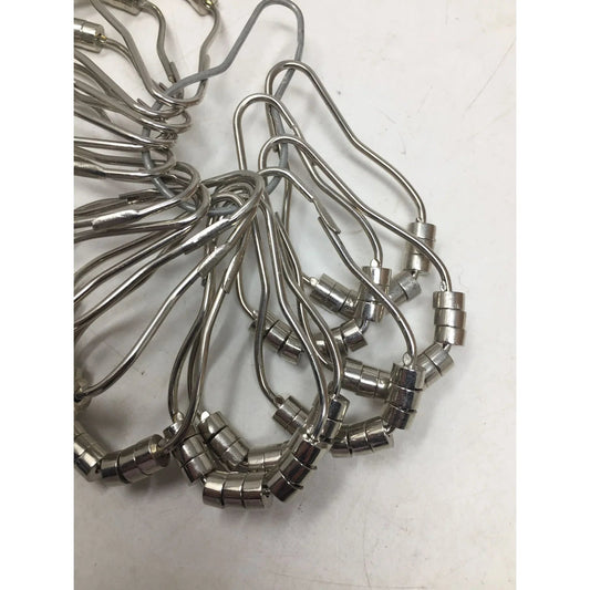 Silver Toned Shower Curtain Hooks/Rings (18) - A+ Stuff - Decor - A+ Stuff