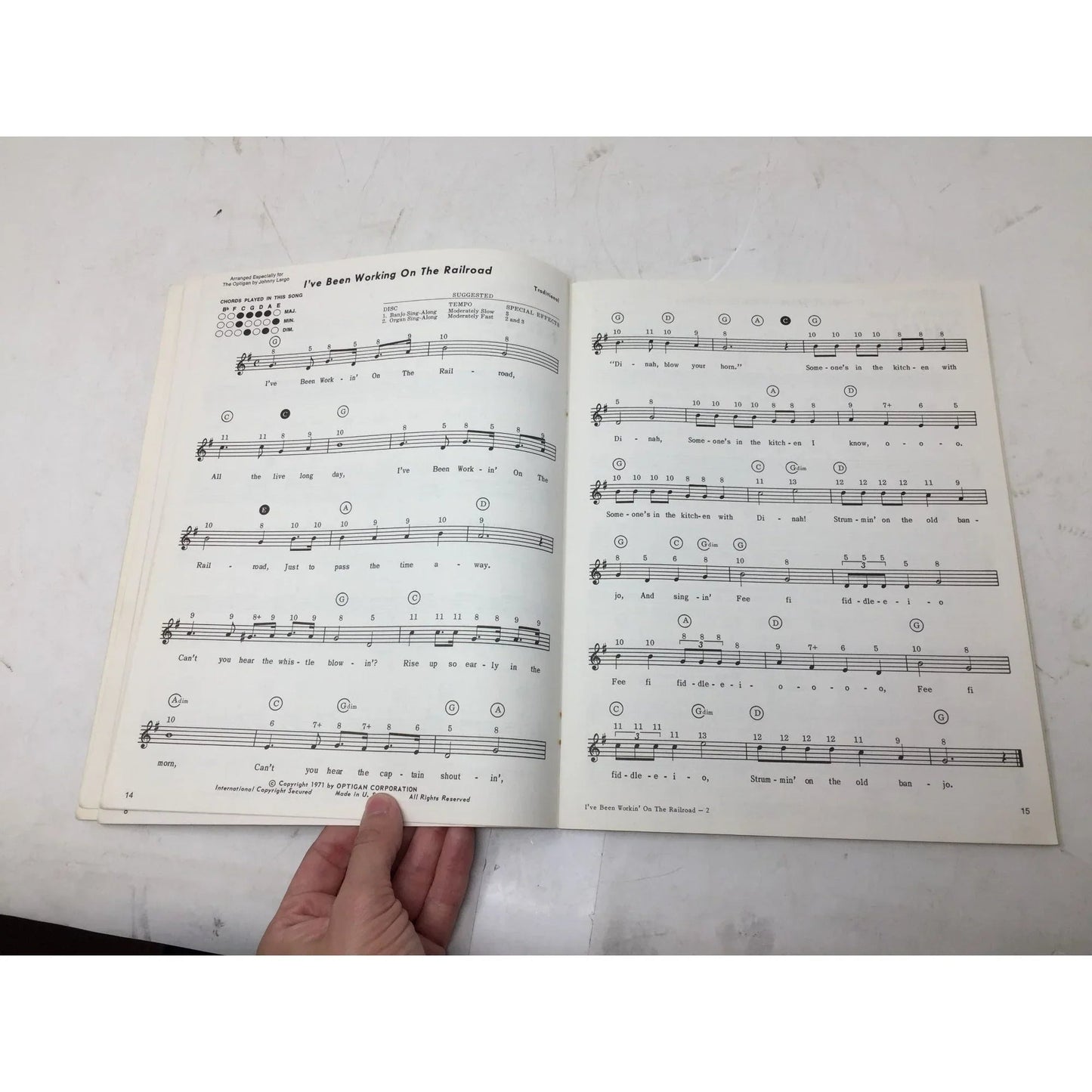 Sing Along Favorites Vintage Sheet Music Song Book - OPTIGAN - SHEET MUSIC - A+ Stuff