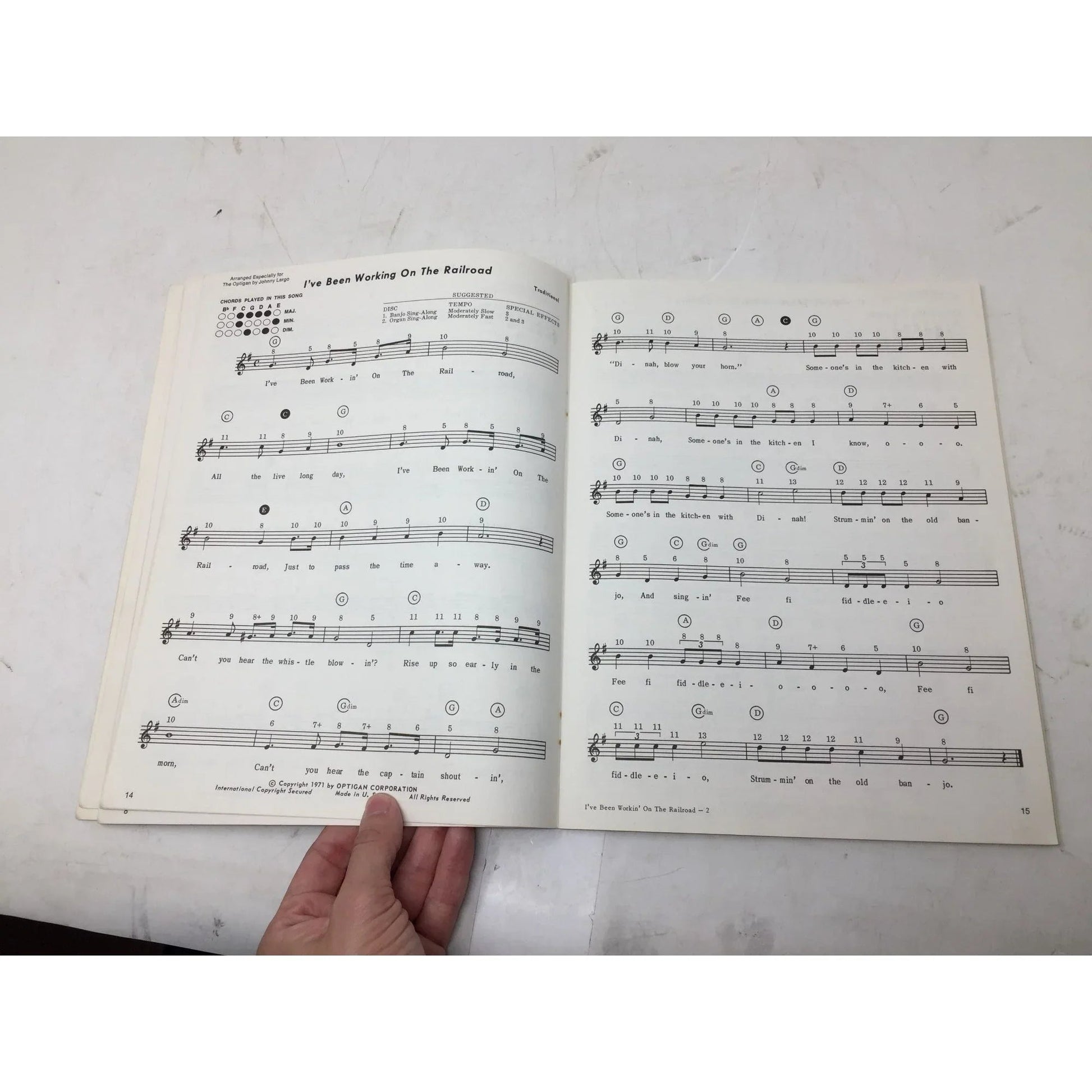 Sing Along Favorites Vintage Sheet Music Song Book - OPTIGAN - SHEET MUSIC - A+ Stuff