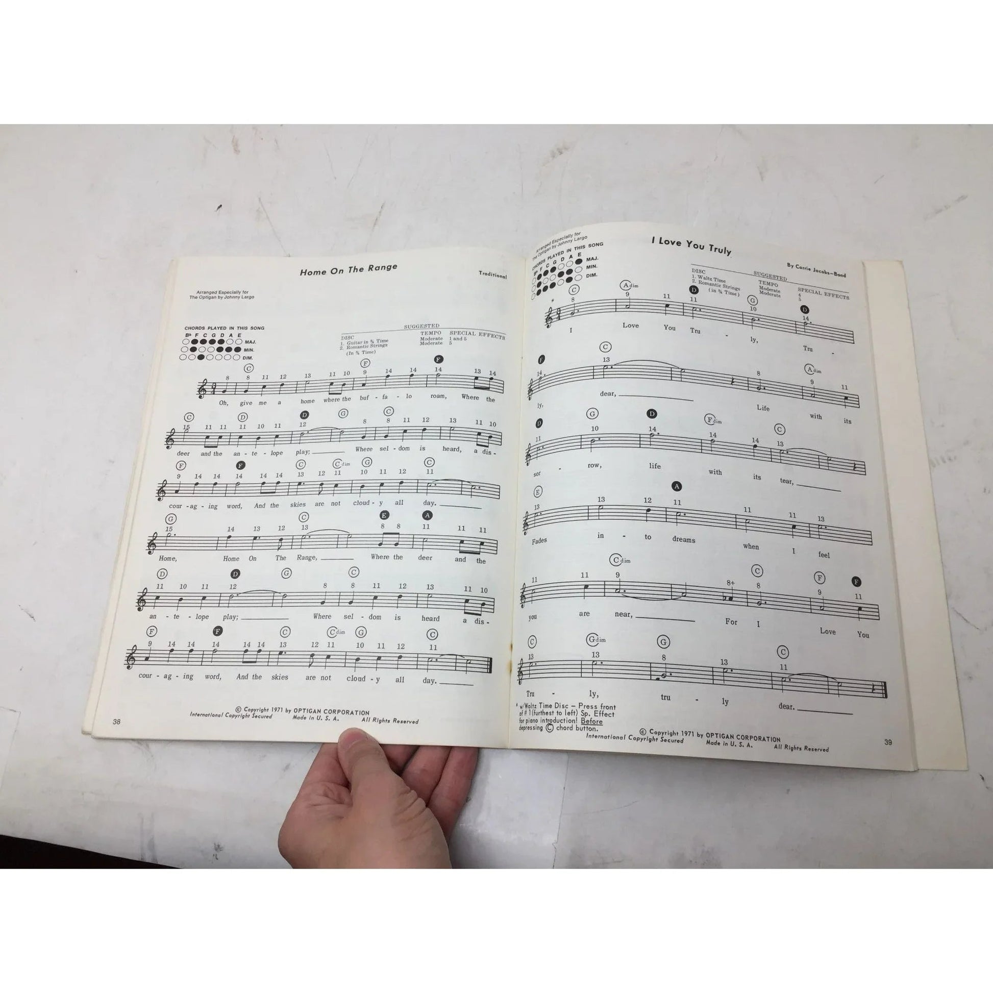 Sing Along Favorites Vintage Sheet Music Song Book - OPTIGAN - SHEET MUSIC - A+ Stuff