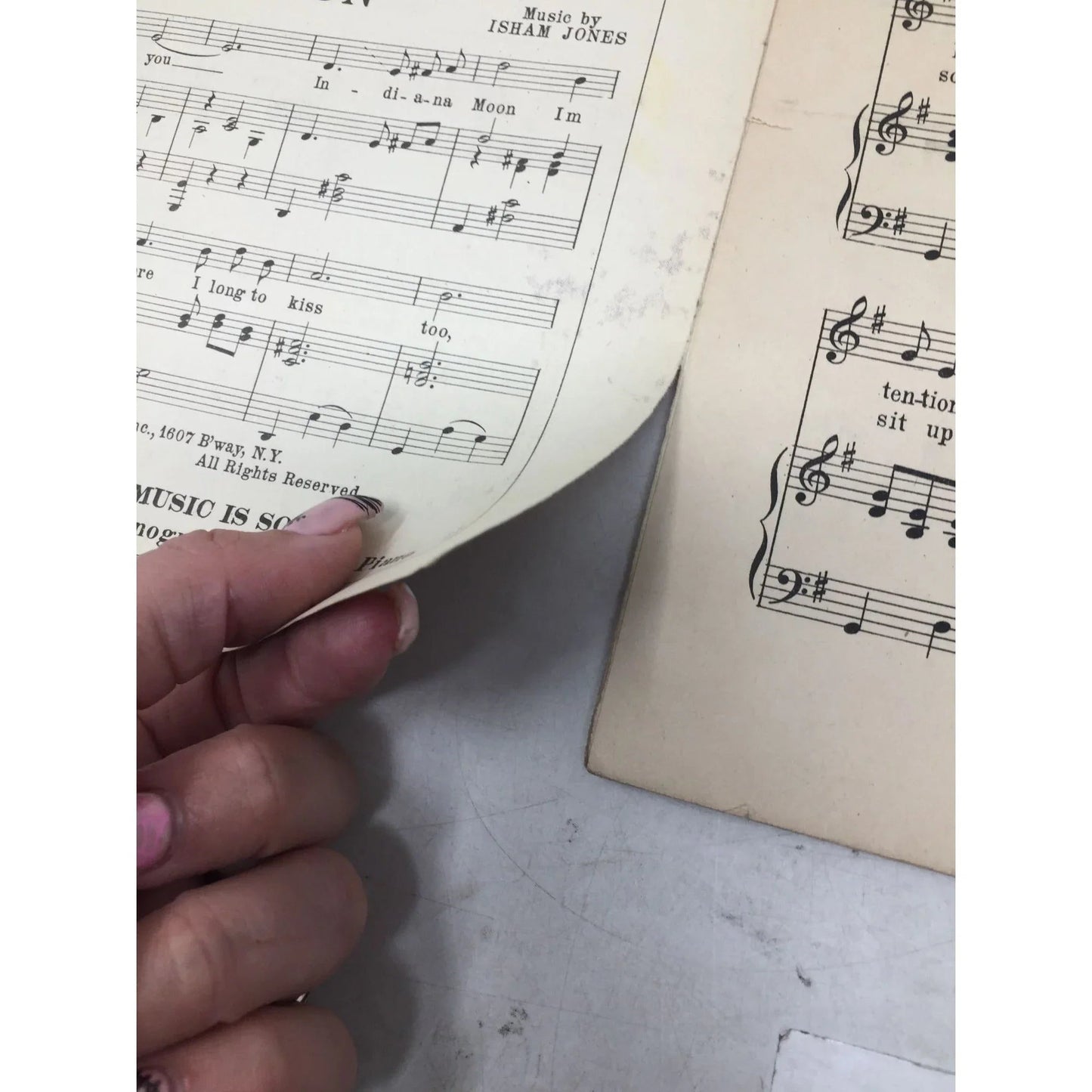 ''Sittin' In a Corner'' by Gus Kahn and Geo W Meyer Sheet Music Book - A+ Stuff - SHEET MUSIC - A+ Stuff
