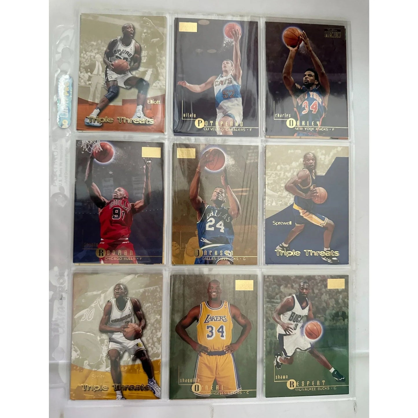 Skybox Premium & Upper Deck 1996 - 97 NBA Basketball Cards Featuring Players Like Shaquille O'Neal Dennis Rodman & Grant Hill - Skybox, Upper Deck - Collectible Trading Cards - A+ Stuff