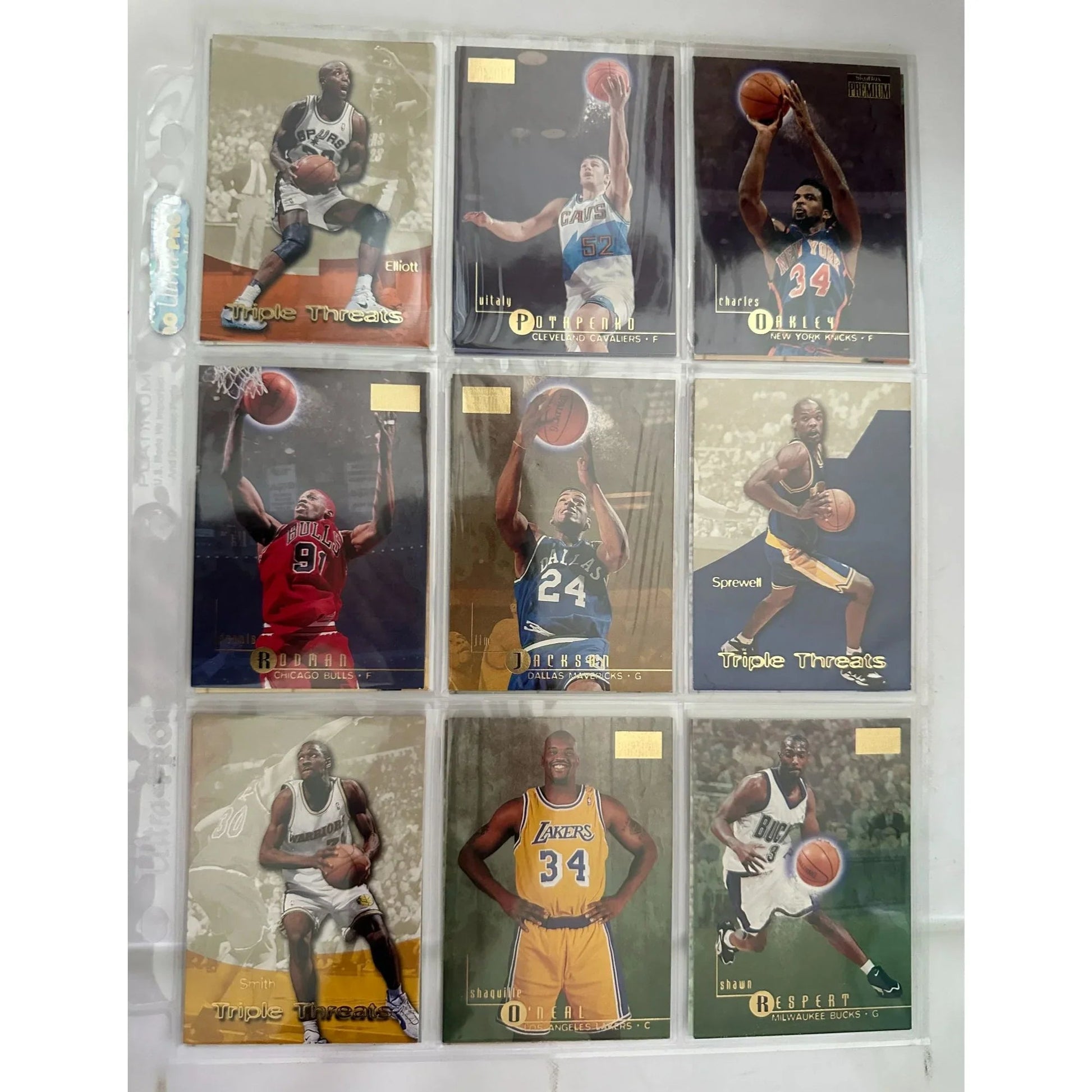 Skybox Premium & Upper Deck 1996 - 97 NBA Basketball Cards Featuring Players Like Shaquille O'Neal Dennis Rodman & Grant Hill - Skybox, Upper Deck - Collectible Trading Cards - A+ Stuff
