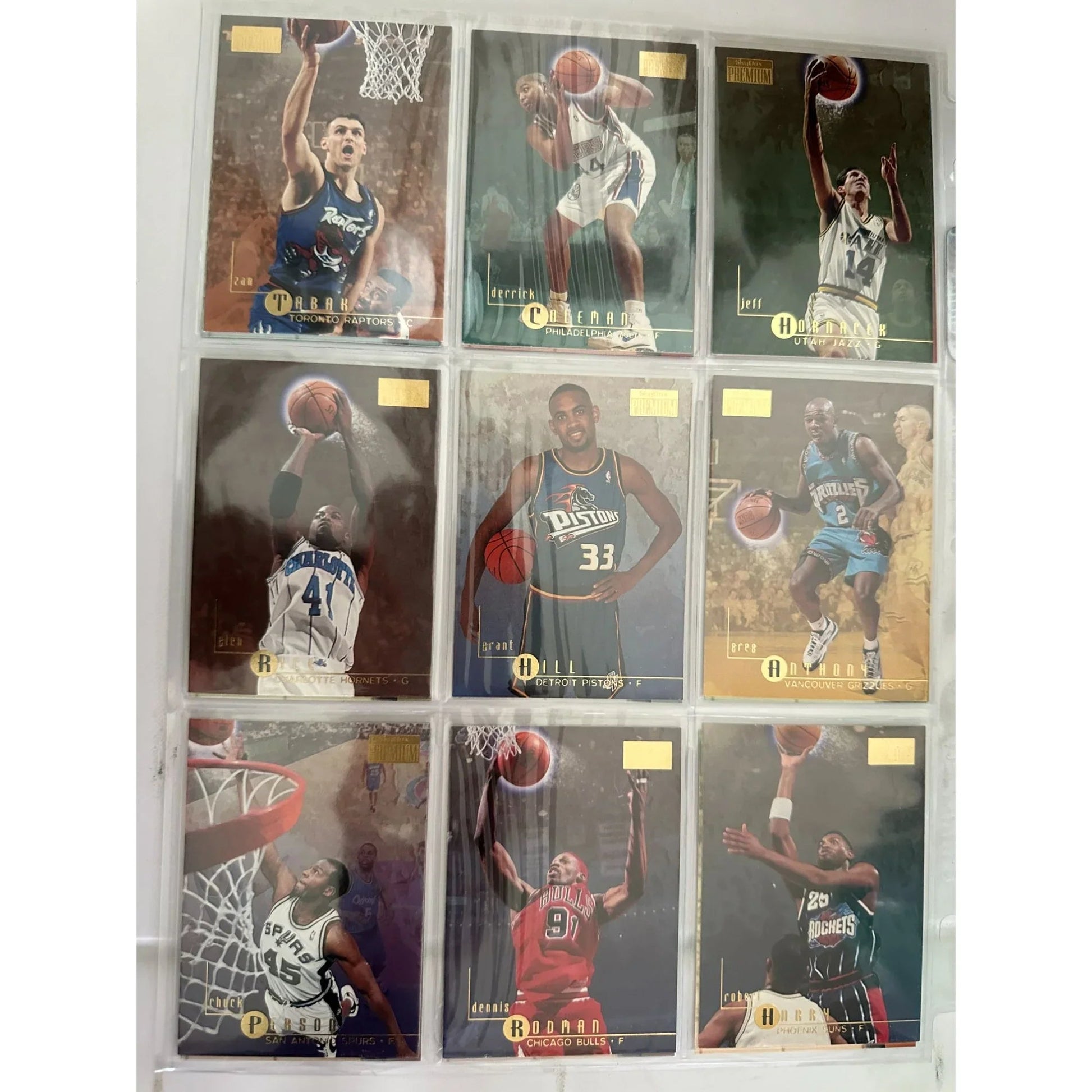 Skybox Premium & Upper Deck 1996 - 97 NBA Basketball Cards Featuring Players Like Shaquille O'Neal Dennis Rodman & Grant Hill - Skybox, Upper Deck - Collectible Trading Cards - A+ Stuff