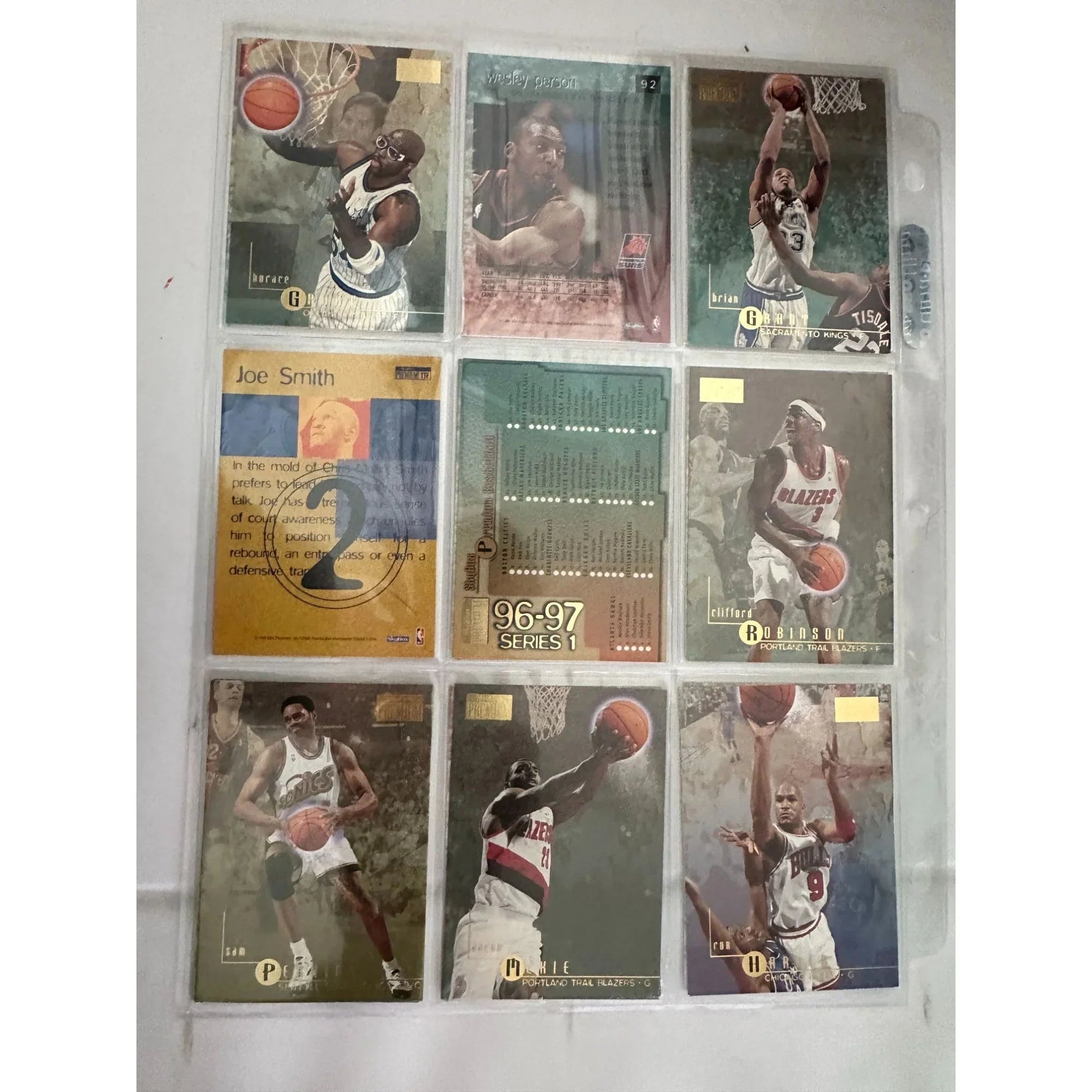 Skybox Premium & Upper Deck 1996 - 97 NBA Basketball Cards Featuring Players Like Shaquille O'Neal Dennis Rodman & Grant Hill - Skybox, Upper Deck - Collectible Trading Cards - A+ Stuff