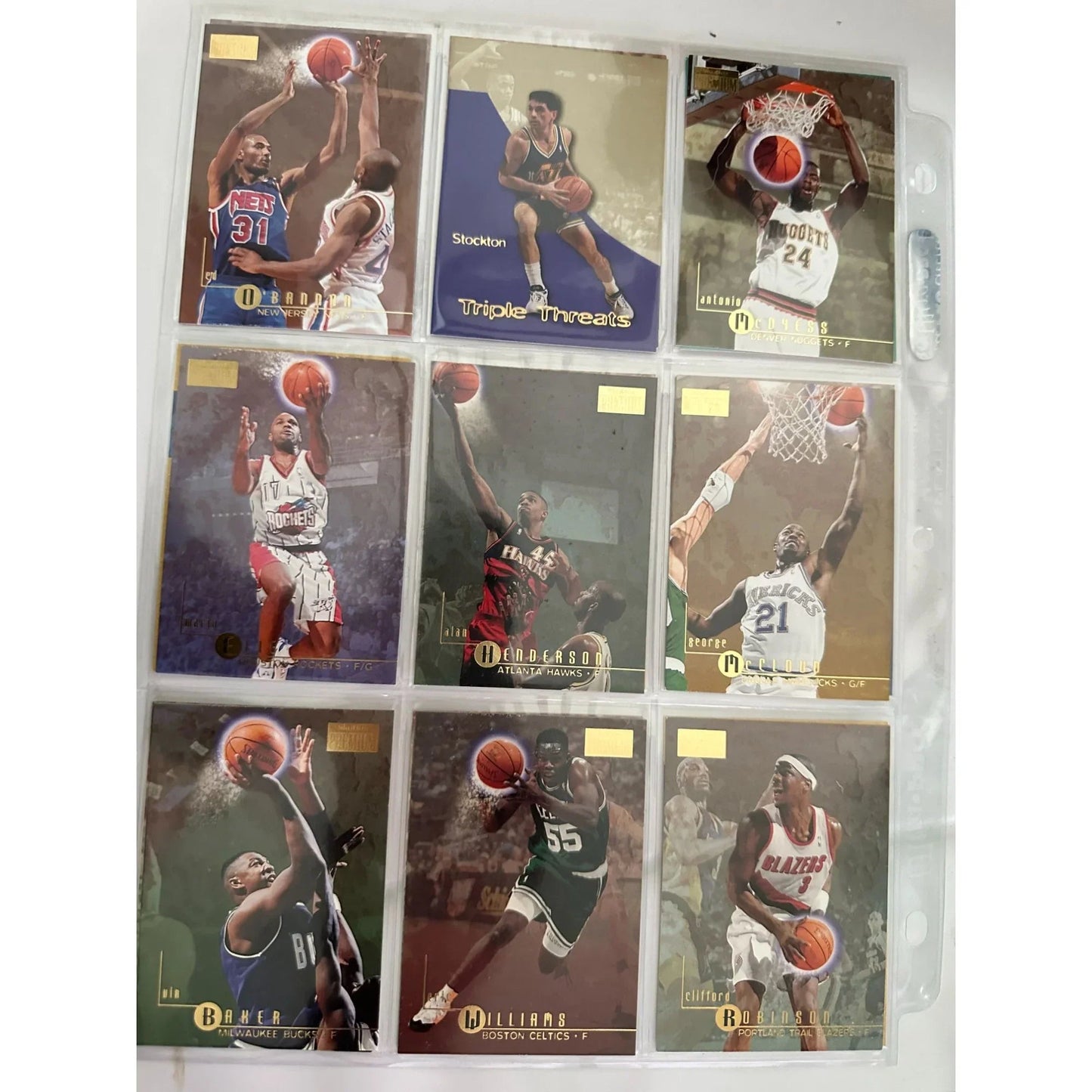 Skybox Premium & Upper Deck 1996 - 97 NBA Basketball Cards Featuring Players Like Shaquille O'Neal Dennis Rodman & Grant Hill - Skybox, Upper Deck - Collectible Trading Cards - A+ Stuff