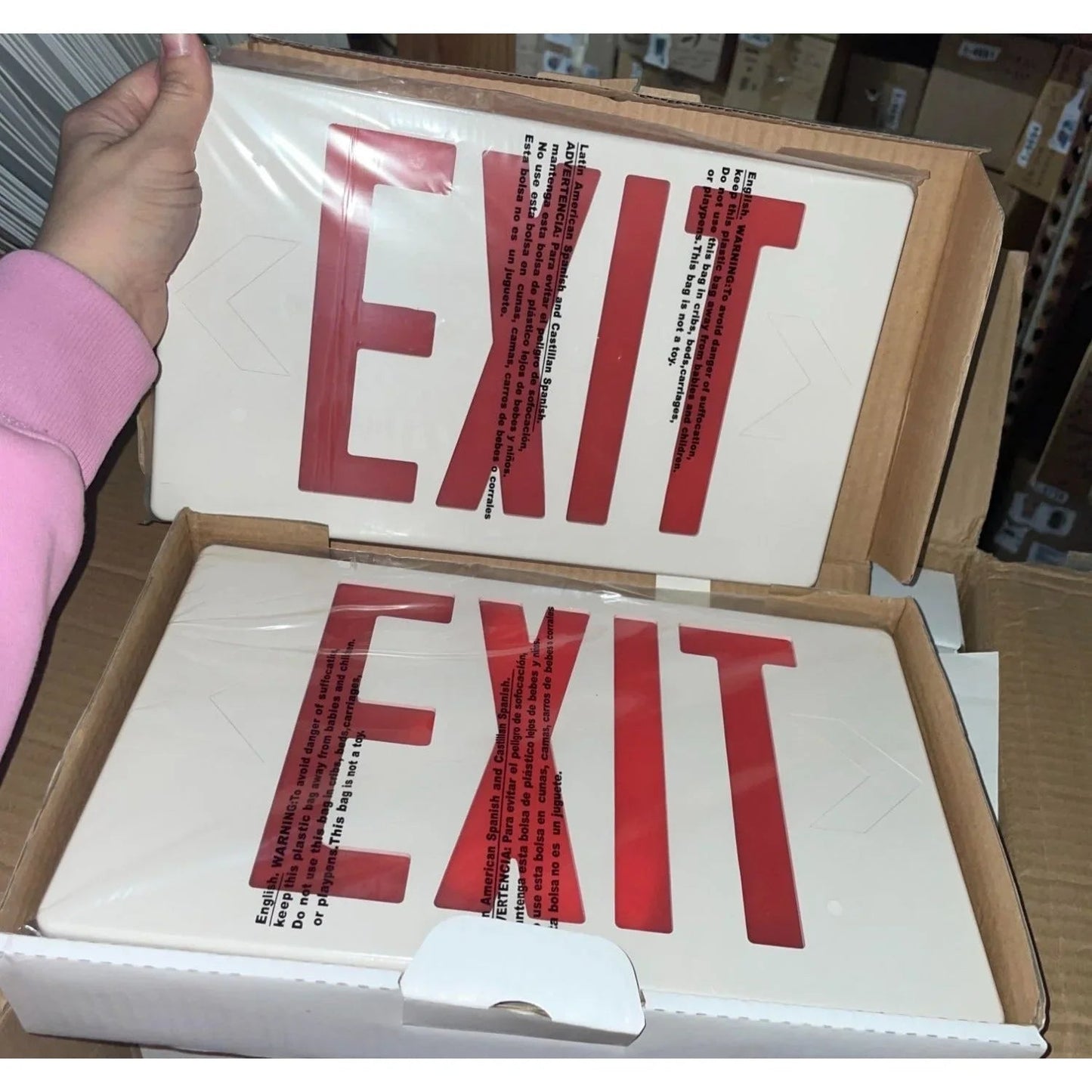 Skyline Lighting Inc EXIT Universal Fixture/Sign (New) - A+ Stuff - Signage - A+ Stuff